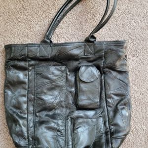 Leather Black Purse
